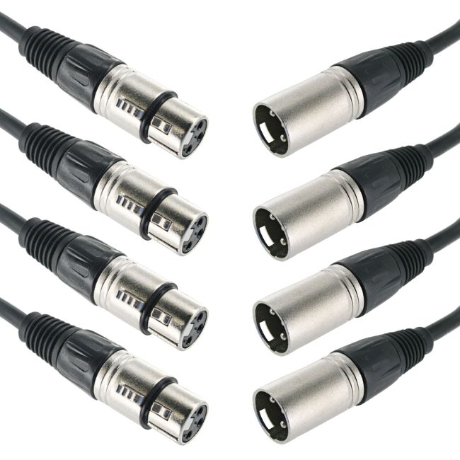 MIC LEAD XLR-F TO XLR-M 3M